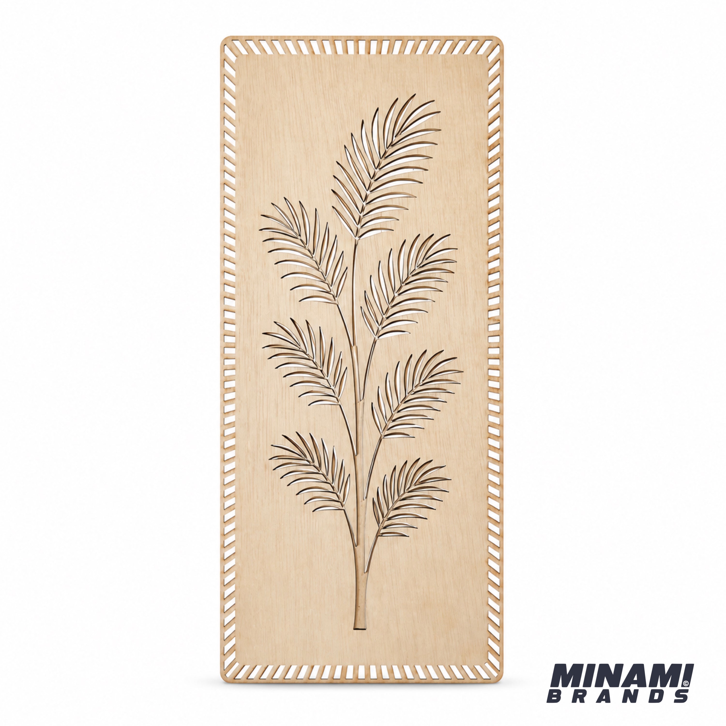Palm Tree with 7 Fans Wall Art Panel - Tropical Canopy Lineup