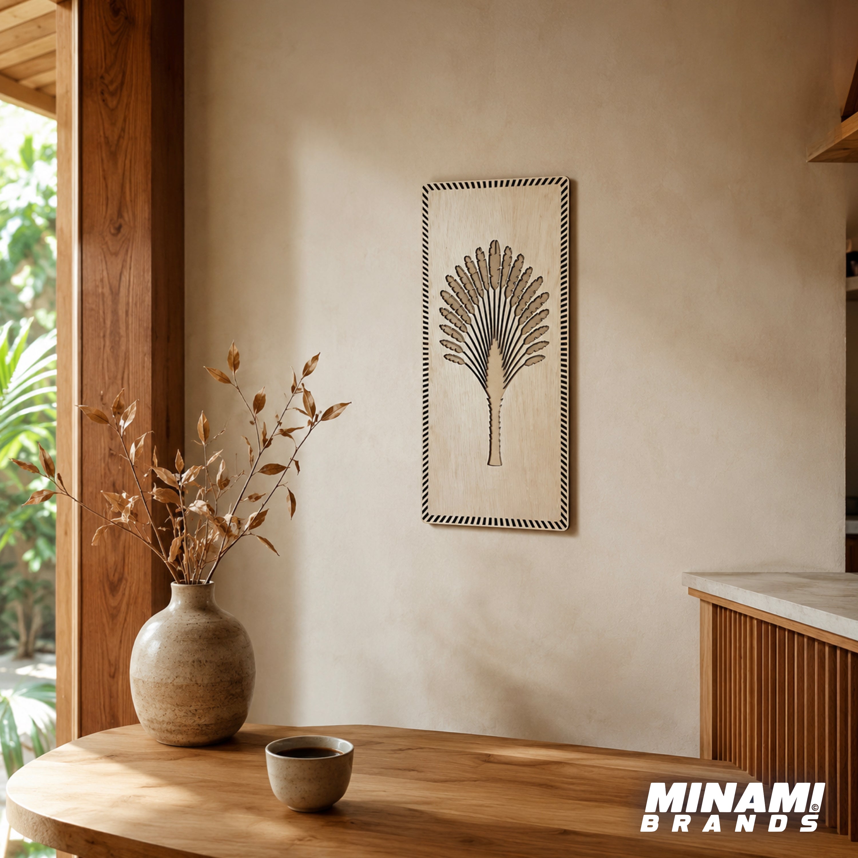 Ravenala Madagascariensis Wall Art Panel - Tropical Canopy Lineup