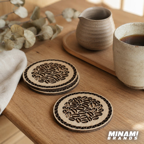 Coffee Time Coaster - Wooden Home Decor