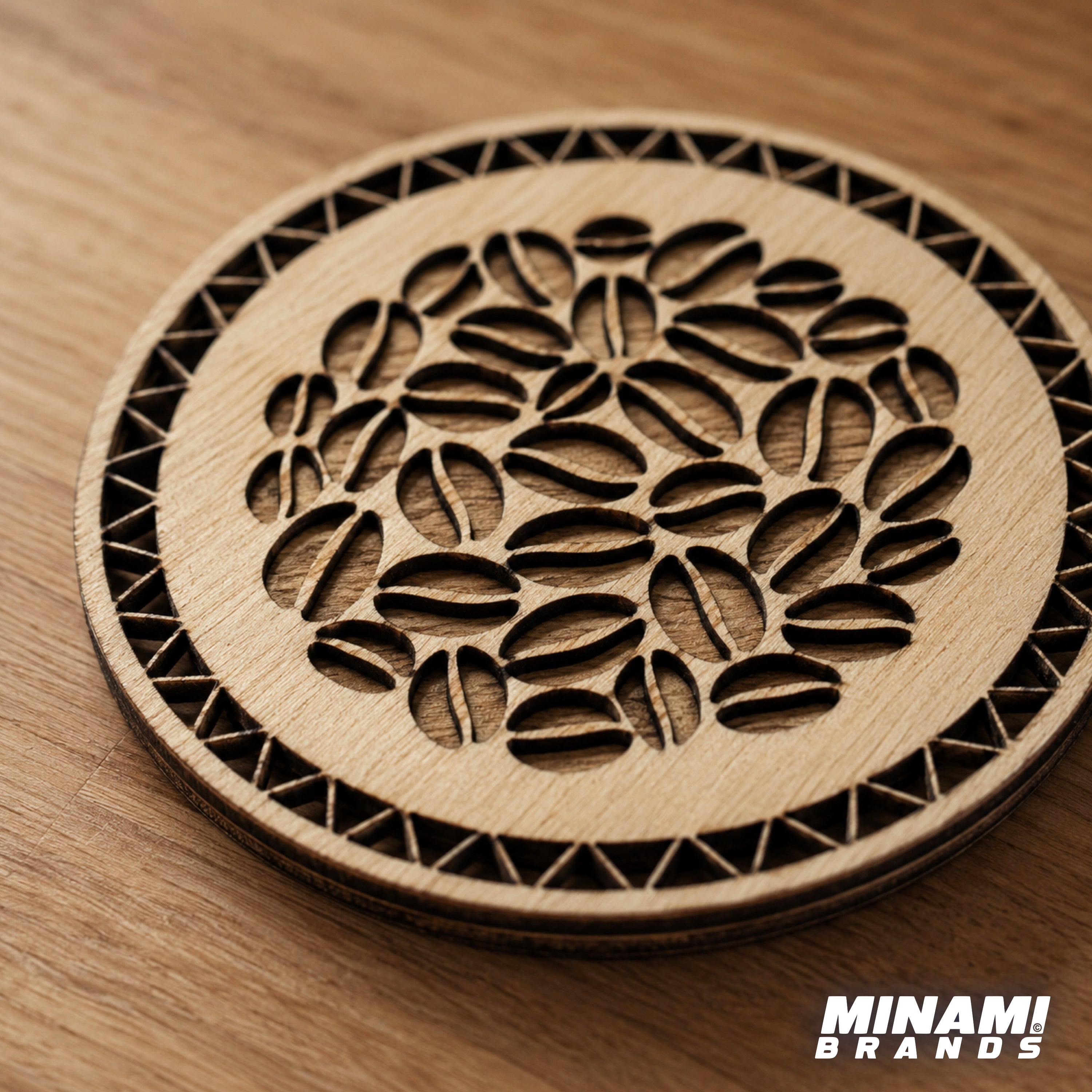 Coffee Time Coaster - Wooden Home Decor