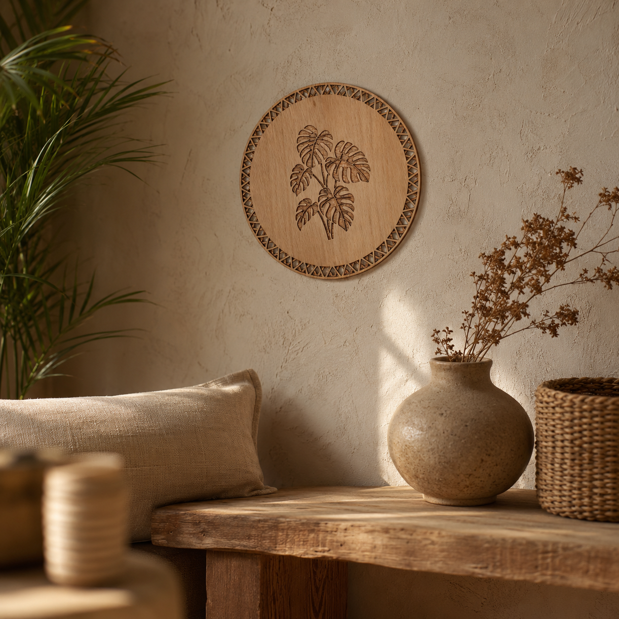 Monstera Silhouette Panel – MINAMI Brands Rainforest Collection