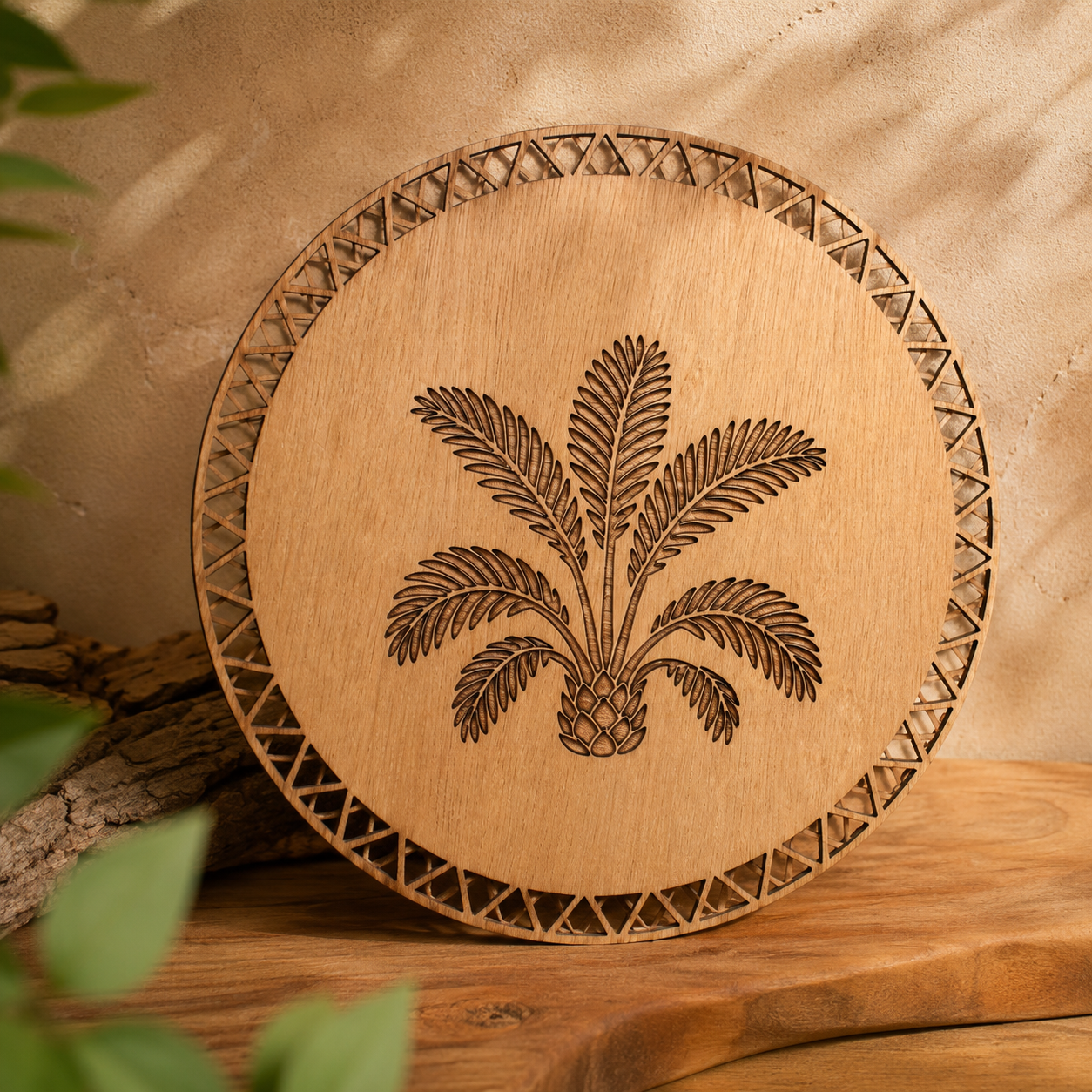 Sago Palm Silhouette Panel – MINAMI Brands Rainforest Collection