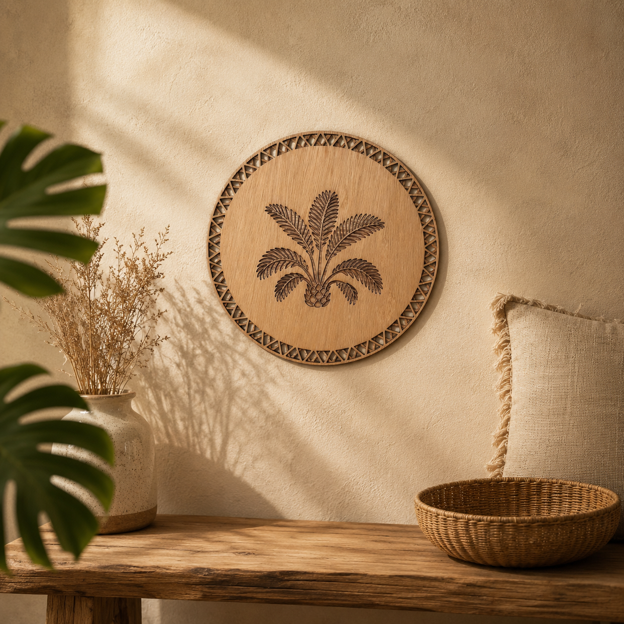 Sago Palm Silhouette Panel – MINAMI Brands Rainforest Collection