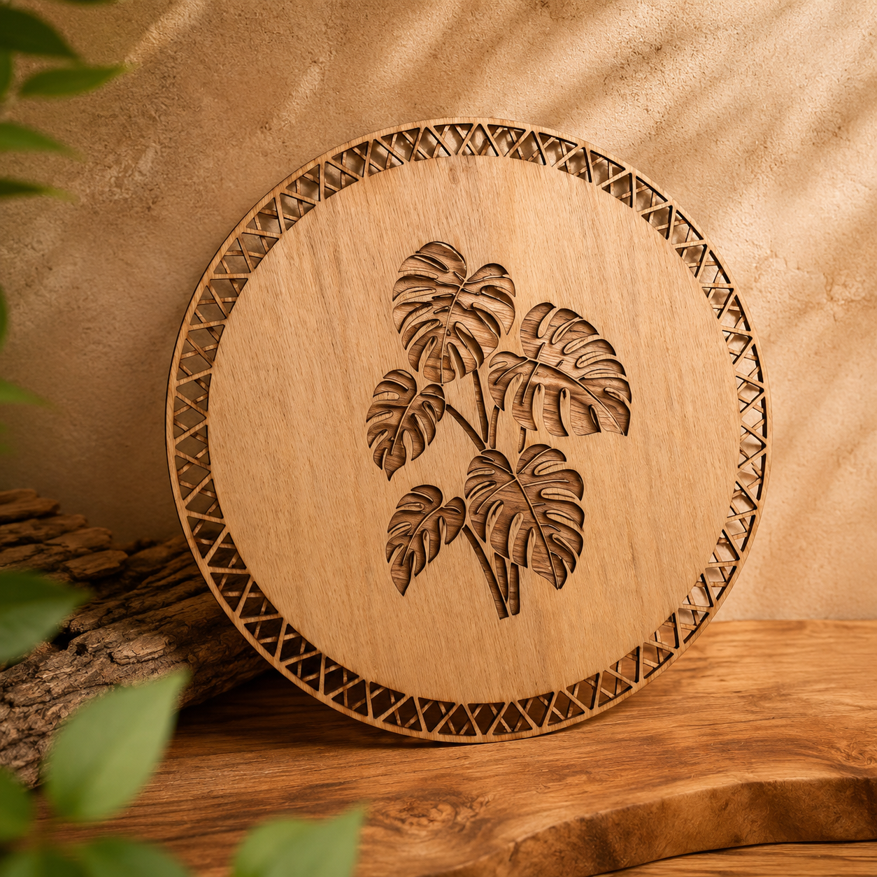 Monstera Silhouette Panel – MINAMI Brands Rainforest Collection