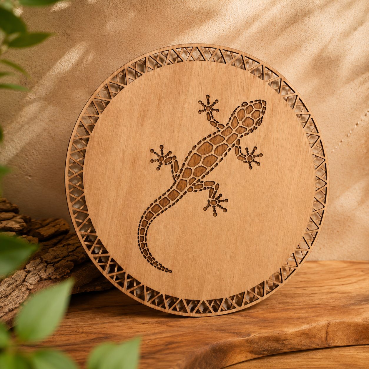 Gecko Silhouette Panel – MINAMI Brands Rainforest Collection